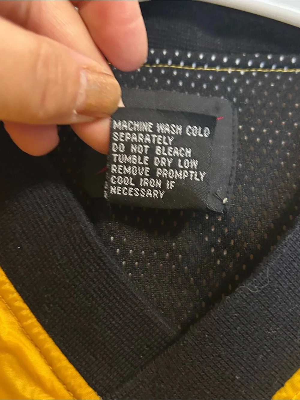 VTG. Yellow and Black V-Neck Pullover Jacket by Voltage.